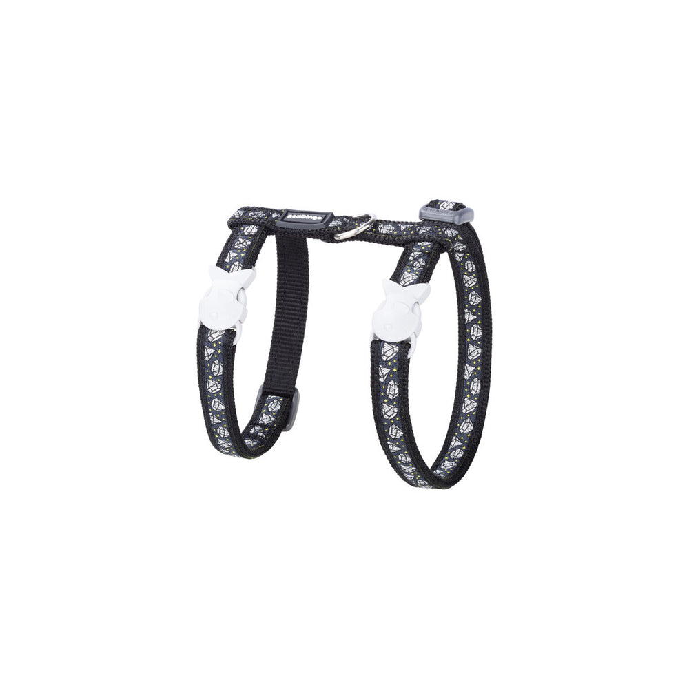 Imbracatura per Cani Red Dingo Diamond Nero