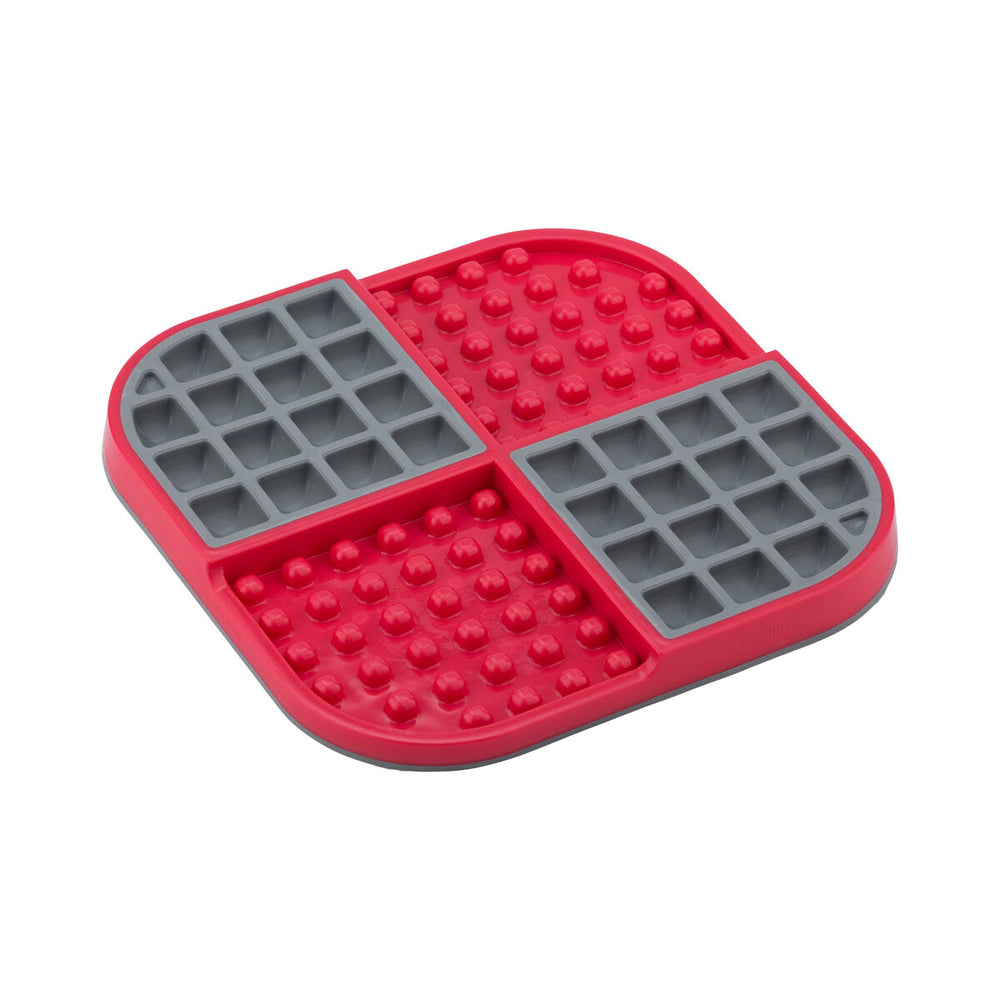 Ciotola per cani Lickimat polipropilene TPR Rosso