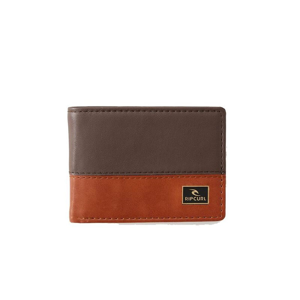 Portafogli Uomo Rip Curl Corpawatu Icon Pu Slim Marrone