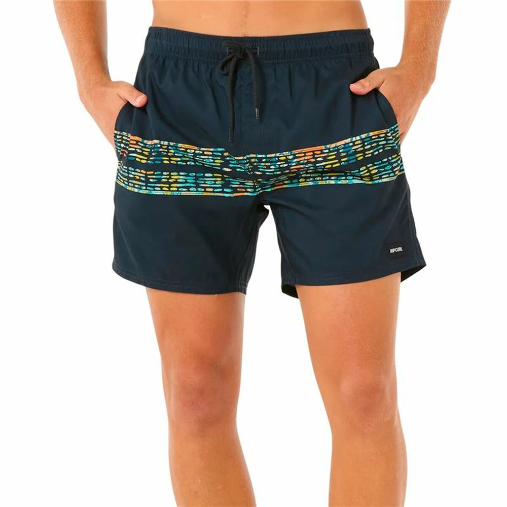 Costume da Bagno Uomo Rip Curl Framed Volley Update Blu Marino