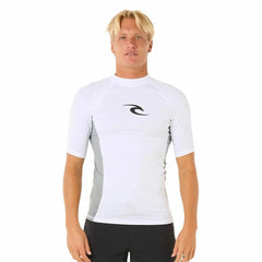 T-shirt da Bagno Rip Curl Waves Upf Perf S/S Bianco