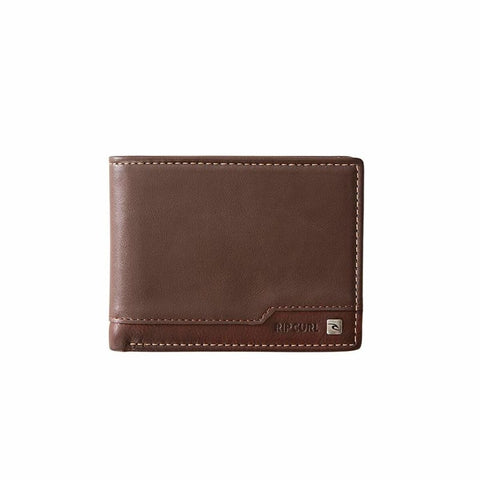 Cartera Hombre Rip Curl Ridge Pu All Day Marrón oscuro