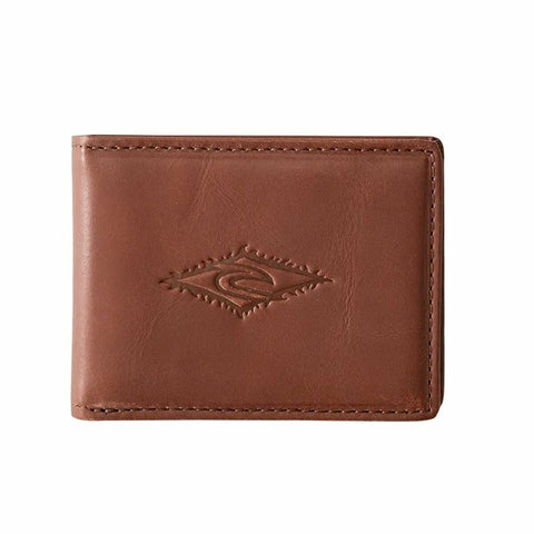 Cartera Hombre Rip Curl Raw Energy Rfid Slim Marrón