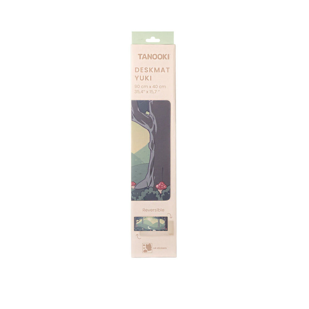 Tappetino per Mouse FR-TEC TANOOKI YUKI Verde Beige