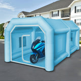 Cabina di verniciatura gonfiabile su misura gonfiabile 750W + 350W
