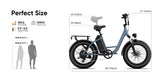 URLIFE E20 PRO E-Bike 1500W Fat Bike 7 Velocità 48V