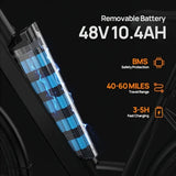URLIFE E26 Bici Elettrica Urbana 26" Batteria Rimovibile