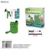Tubo per Annaffiare Estensibile 7.5-22.5M con Pistola