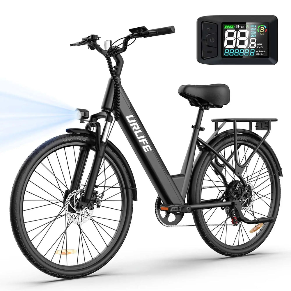 URLIFE E26 Bici Elettrica Urbana 26" Batteria Rimovibile