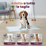 Set di 50 tappetini super assorbenti per animali domestici