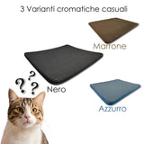 Tappetino Lettiera Gatto 65x55cm Impermeabile Antiscivolo