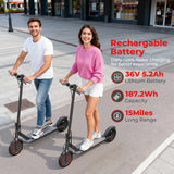 Monopattino elettrico da 350W, velocità massima 19 km/h, cambio a 3 velocità, autonomia 32 km,