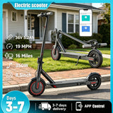 Monopattino elettrico da 350W, velocità massima 19 km/h, cambio a 3 velocità, autonomia 32 km,