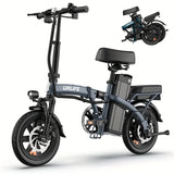 Bicicletta elettrica Urlife F1L 500W, batteria rimovibile da 48V 7,5Ah, autonomia di 64 km, tempo di ricarica 3 ore, e-bike per adulti.