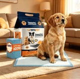 Set di 50 tappetini super assorbenti per animali domestici