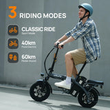 Bicicletta elettrica Urlife F1L 500W, batteria rimovibile da 48V 7,5Ah, autonomia di 64 km, tempo di ricarica 3 ore, e-bike per adulti.