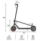 Monopattino elettrico da 350W, velocità massima 19 km/h, cambio a 3 velocità, autonomia 32 km,