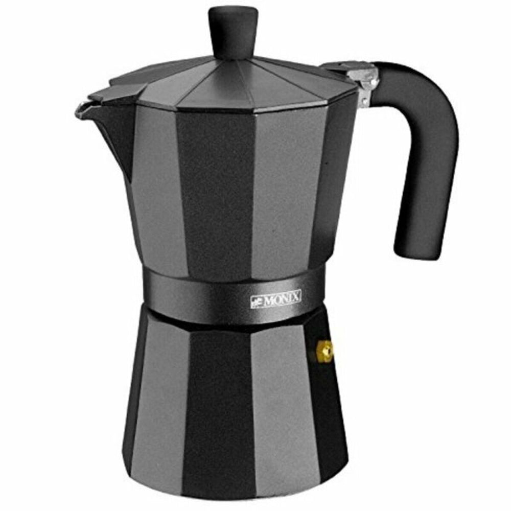 Cafetera Italiana Monix Braisogona_M640006 Negro 6 Tazas