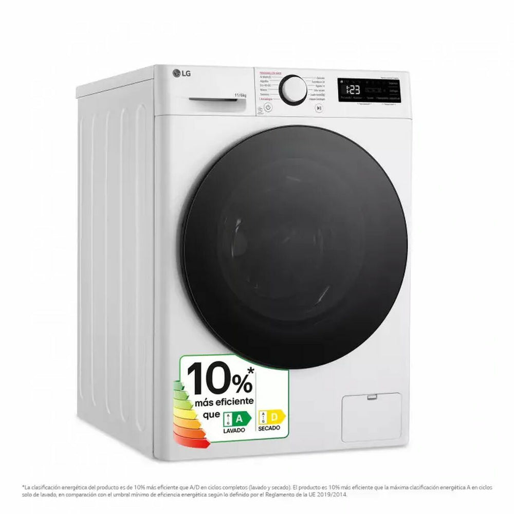 Lavatrice-Asciugatrice Intelligente LG F4DR6011AGW 11 kg/6 kg 1400 rpm