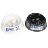 Ciotola per cani Duvo Plus Dinner Time Glossy Slow Feed, in melamina, con piedini antiscivolo
