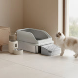 Lettiera per Gatti Feandrea in Acciaio Inox | 62x42x30cm