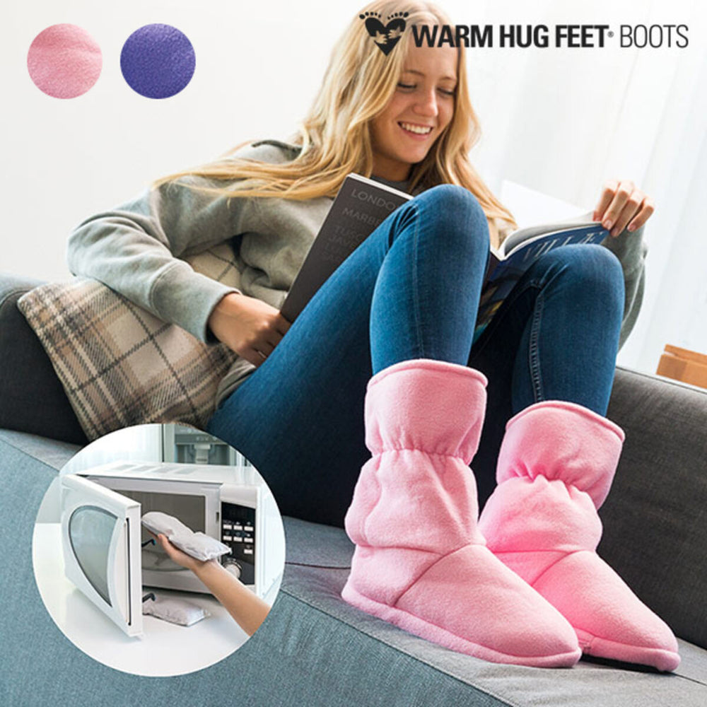 Warm Hug Feet Stivali Riscaldabili al Microonde