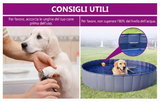Piscina per cani pieghevole in PVC