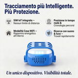 Localizzatore GPS per animali domestici (cani e gatti) con SIM IoT integrata