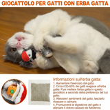 Uccello giocattolo elettrico per gatti per l'autointrattenimento