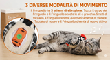 Uccello giocattolo elettrico per gatti per l'autointrattenimento