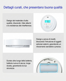 8 rilevatori di monossido di carbonio con display LCD, alimentati a batteria, rilevamento di precisione CO per casa, cucina, stufe a carbone, bagno.