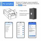 Mini localizzatore GPS magnetico per auto con SIM antifurto