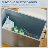 Ciotola rialzata per cani, con 2 ciotole in acciaio inox, supporto rialzato per una postura e una digestione migliori