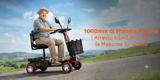SUNNIGOO Monopattino elettrico a 4 ruote con pratico cestino, 350 W, autonomia di 20 km,