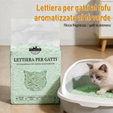 Lettiera per Gatti al Tofu 2kg - Biodegradabile e Smaltibile