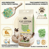 Lettiera per Gatti al Tofu 2kg - Biodegradabile e Smaltibile