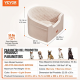Seggiolino auto per animali SucceBuy, impermeabile e resistente in diverse forme, colori e misure