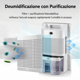 Deumidificatore elettrico da 2200 ml, adatto per ambienti fino a 30 m².