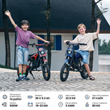 iScooter A14 Moto da cross elettrica per bambini 500W 5.2Ah Moto elettrica