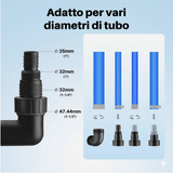 Pompa sommergibile da 400 W, portata 6000 l/h, per acqua pulita/sporca, ideale per giardino e drenaggio di scantinati.