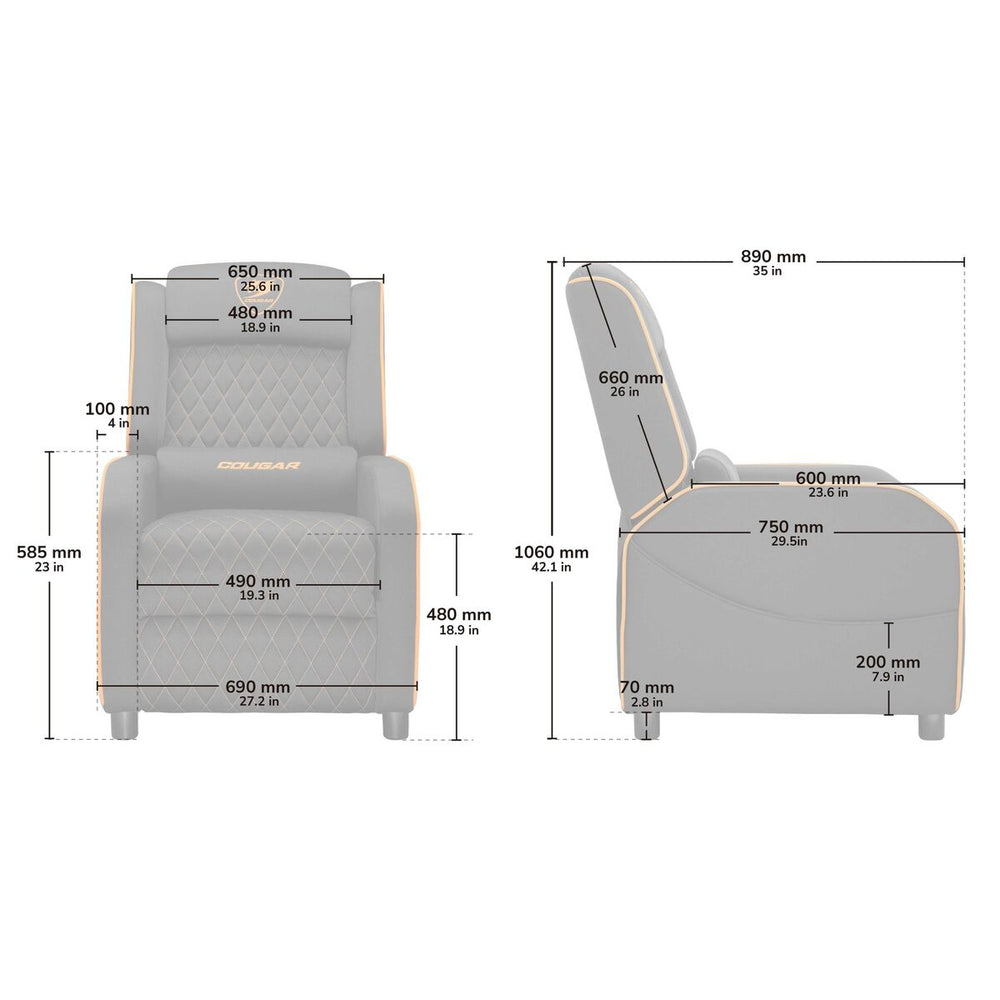 Sedia Gaming Gaming Cougar Ranger One