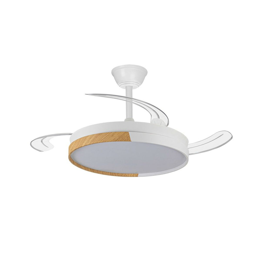Ventilatore da Soffitto CristalRecord RETRACT CRISTAL ECORO 45W MD Trasparente 45 W