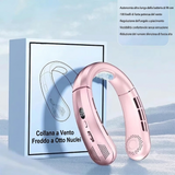Ventilatore elettrico da collo portatile senza pale da 8000 mAh,