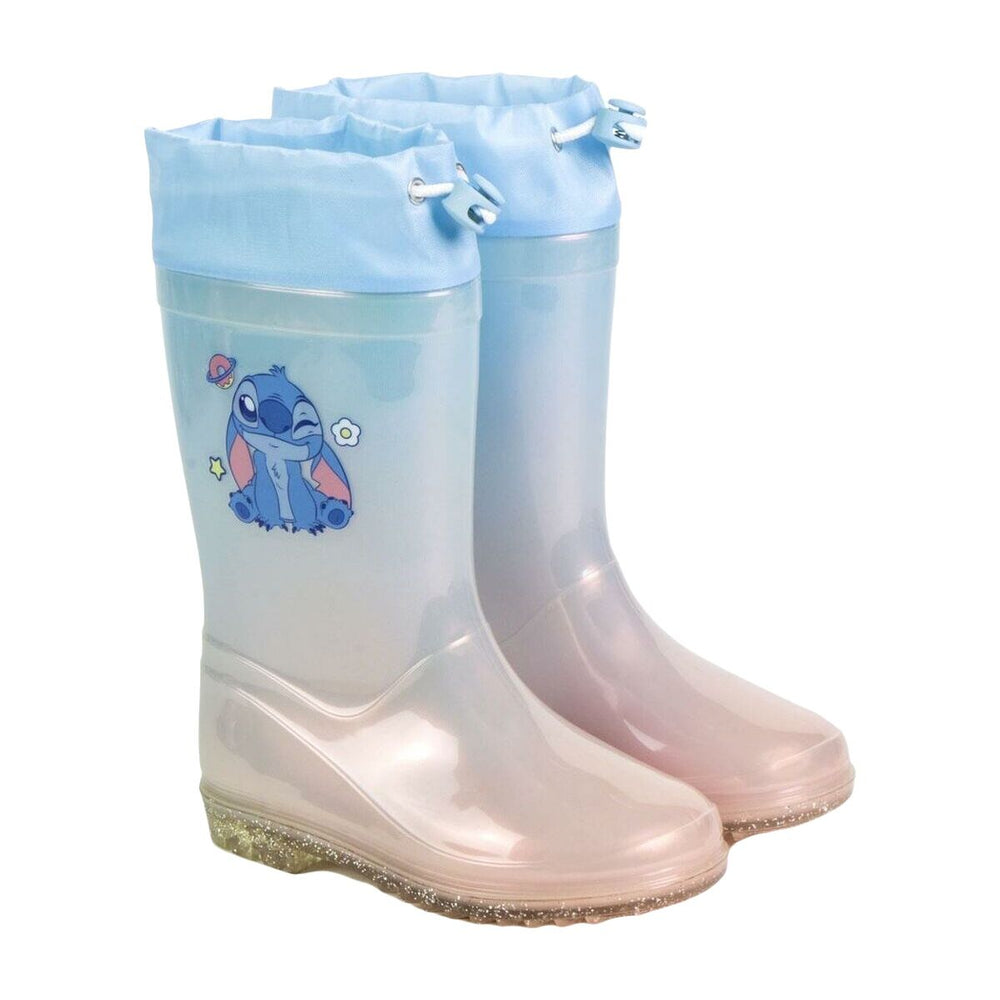 Stivali da pioggia per Bambini Stitch Azzurro Chiaro