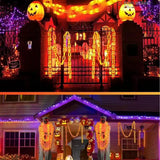 Catena luminosa a forma di catena di plastica di Halloween