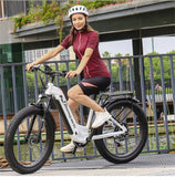 Bicicletta elettrica Shengmilo MX06 con motore da 1000 W, batteria da 48 V 17,5 Ah,