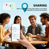 1/2 Confezione di localizzatori Android Applicabile all'app Google Find Hub.  Localizzatore vocale - anti-tracciamento Smart Tag