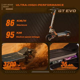 Monopattino elettrico per adulti GELEIPU GT EVO con doppio motore da 1600 W, batteria da 60 V 36 Ah