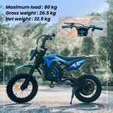 iScooter A14 Moto da cross elettrica per bambini 500W 5.2Ah Moto elettrica