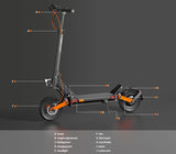 Monopattino elettrico JOYOR S5-Z con batteria da 48 V 13 Ah, motore da 600 W,